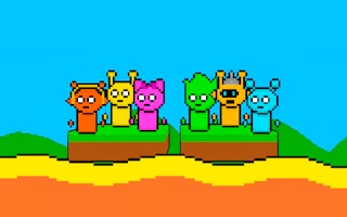 Image Sprunki Lava Escape 2Player